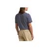 Polo Ralph Lauren Logo Embroidered Striped Crew Neck Short Sleeve T-Shirt Men Tops Blue 710934662-012