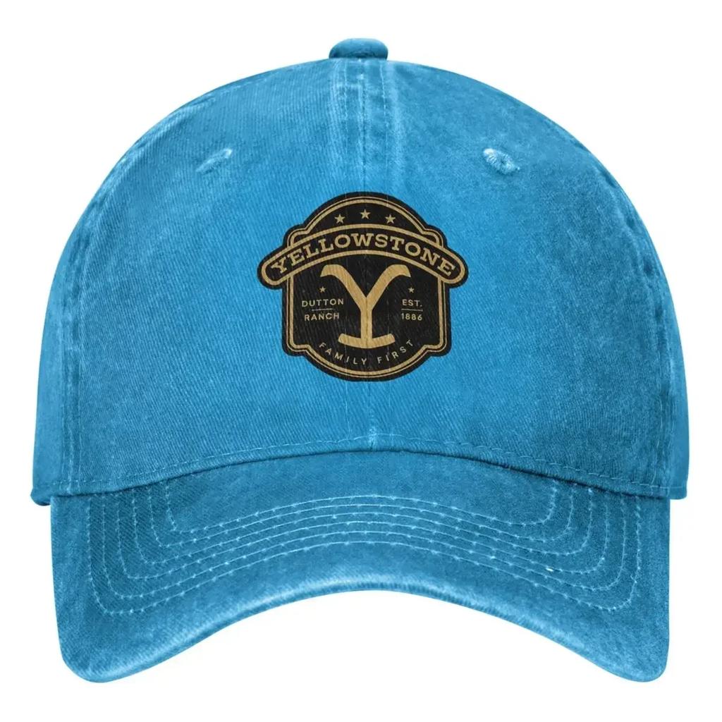 Yellowstones Dutton Ranch Baseball Cap Vintage Logo Casual Couple Women Hip Hop Dad Hats Design Outdoor Sport Baseball Caps
