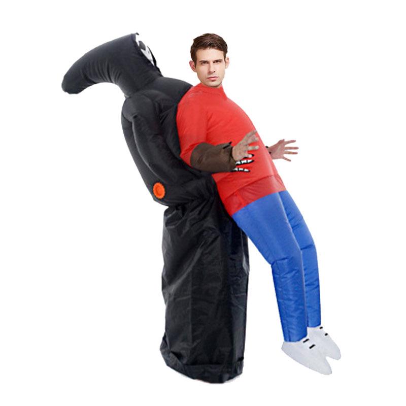 Inflatable Alien Carry-Me Costume for Halloween and Parties