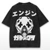 Hot Anime Gachiakuta Enjin Graphic Tee Men Women Loose Clothing Washed Cotton Tshirt Casual T-shirt Harajuku Vintage T Shirt
