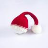 Handgestrickte Neugeborenen-Weihnachtsmütze für Fotoshootings und Vollmond-Requisiten