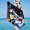 Lunar Cat Magic Night Beach Towel, Super Soft Microfiber, Gift for Her/Him, Birthday, for Pool, Beach, Travel, Home Decor Fan gifts