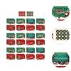 24x Merry Christmas Cards Greeting with Stickers 4x6 Blessing for Party