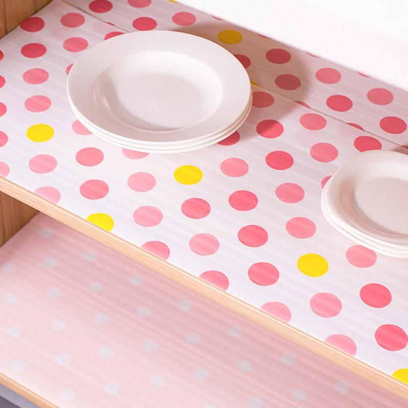 30x300cm Reusable Drawer Mat Contact Paper Cabinet Moisture-proof Waterproof Dust Proof Non-slip Kitchen Table Shelf Liner Pad