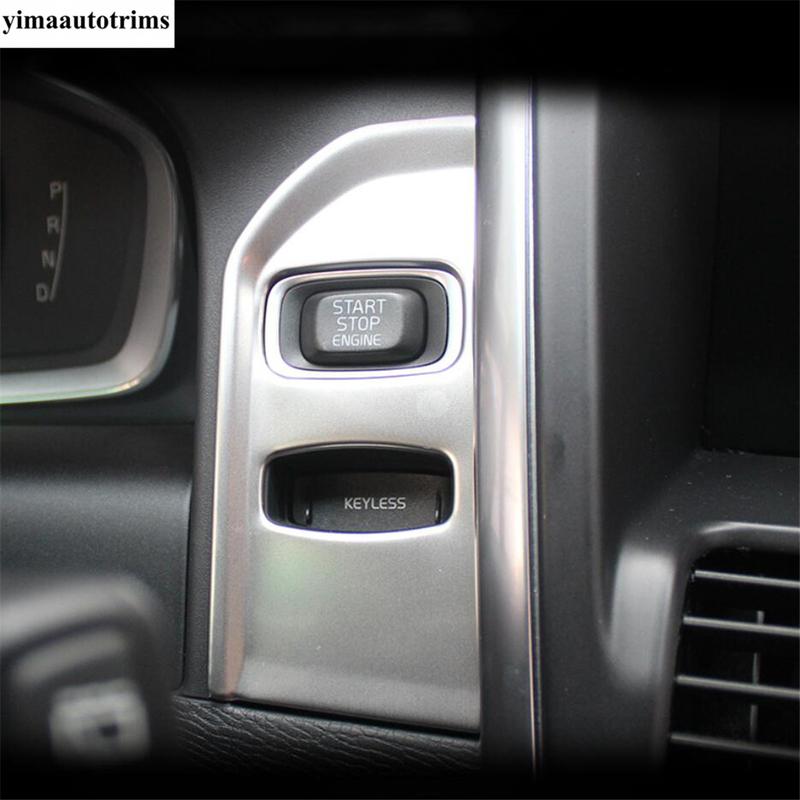 Start Stop Frame / Storage Box Panel Strip / Glove Box / Dashboard Front AC Air Cover Trim Accessories For VOLVO XC60 2012 -2017