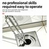Detachable Design Dual Chain Unclog Tool Household Drain Cleaner  Toilet Pipe Dredging