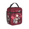 Kasane Teto Warm Tone Manga Lunch Bag  Leisure Lunch Box For Child  School Cooler Bag Waterproof Tote Food Bags