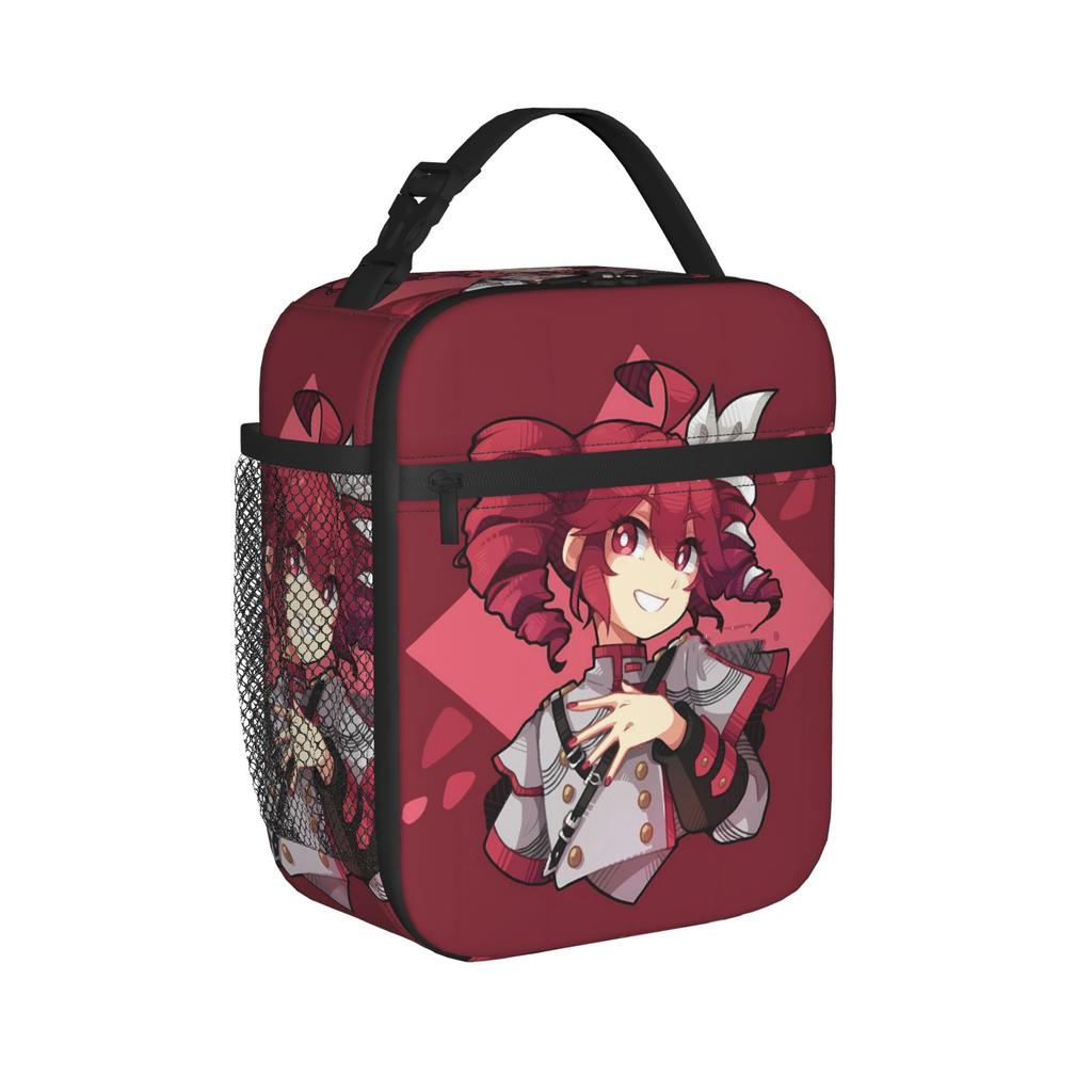 Kasane Teto Warm Tone Manga Lunch Bag  Leisure Lunch Box For Child  School Cooler Bag Waterproof Tote Food Bags