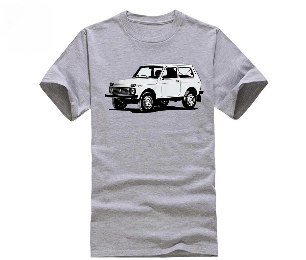 Nuova T-shirt Estiva Fresca Niva 4x4 Taiga Fuoristrada Cotone T-shirt Multicolore Bushunisex Cossacco Cotone Maglietta