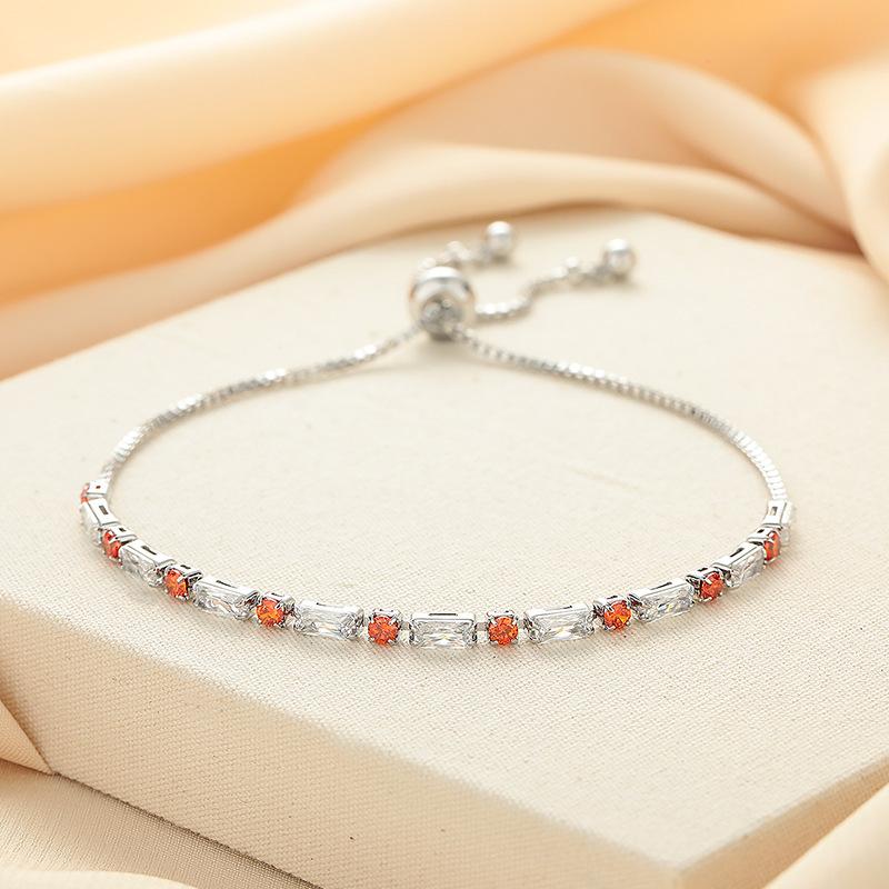 Mihmily brand-Moissanite diamond bracelet, niche high-end, adjustable