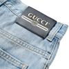 GUCCI x Doraemon Denim Short Skirts Women's Light Blue 467267-XDBOS-4452