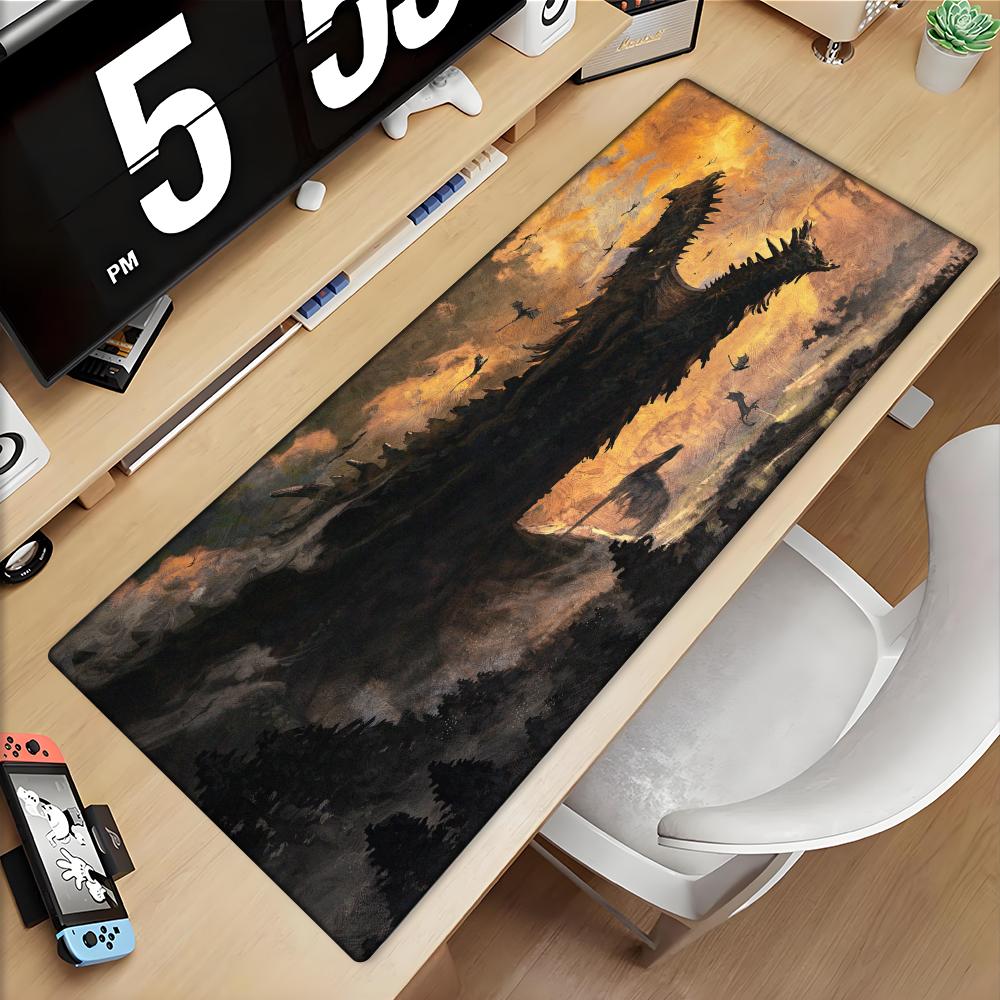 Middle Earth Mouse Pad LLords Of Rings Computer Desk Mat Gamer Keyboard Mat Stitched Edge Mousepad Cabinet Pc Table Mouse Mats