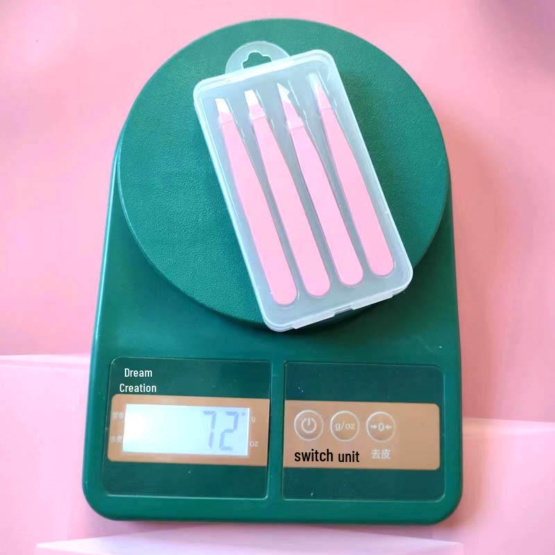 

Пинцеты для бровей из нержавеющей стали с плоским и скошенным кончиками для удаления волос и придания формы (96 штук)