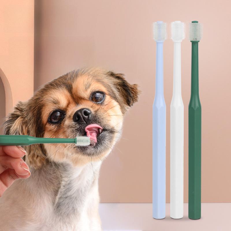 360° Pet Toothbrush for Cats & Dogs: Oral Cleaning Supplies