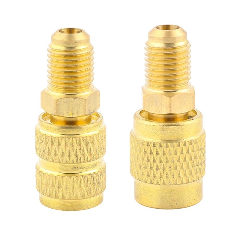 Sturdy Brasses Refrigerants Adapters for Secure Conversion Between R22 and R410 in Cooling Systems