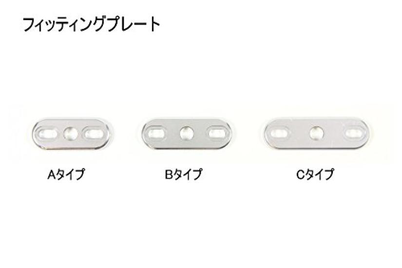 MAGICAL RACING Racer Replica Mirror Type 4 Head Silver Super Long Stem 65mm B Type (G Silver) [Installation Pitch 40~51mm] A01-GSRS-B4002