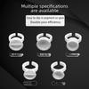 Large Semi-Permanent Tattoo Ring Cups & Eyelash Grafting Tool Set