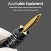 High Speed Steel Chamfer Drill Bit Deburring Tap Chamfer Tool Straight Flute Tapping Burr Removal Tools Milling Compound Cutter