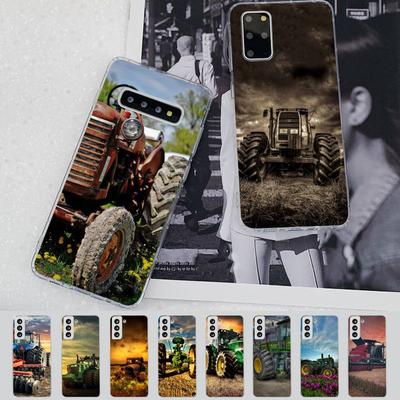 Pouzdro na telefon Farm Vehicle Tractor pro Samsung S21 A10 pro Redmi Note 7 9 pro Huawei P30Pro Honor 8X 10i kryt