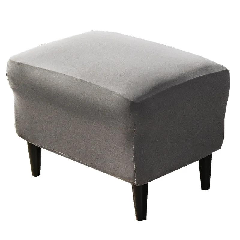 Solid Color Arm King Back Chair Cover Jacquard Stretch Protector Slip Cover Sloping Elastic Armchair Wing Sofa Back Chair Cover