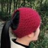 Autumn Winter Warm Knit Headband  Solid Color Elastic Hairbands For Women Girls Windproof Scrunchies Neckerchief Headwear