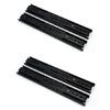 1Pair Soft Close Drawer Track Rail Cold Rolled Steel Buffer Drawer Slides Hydraulic Damping Buffer Furniture Hardware