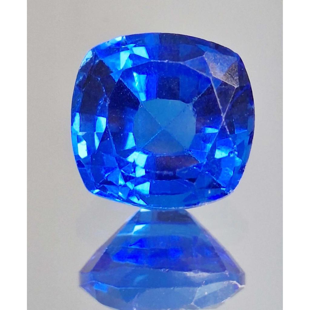 Cushion Cut Natural Royal Blue Sapphire 9-11 Ct Fabulous Certified Gemstone