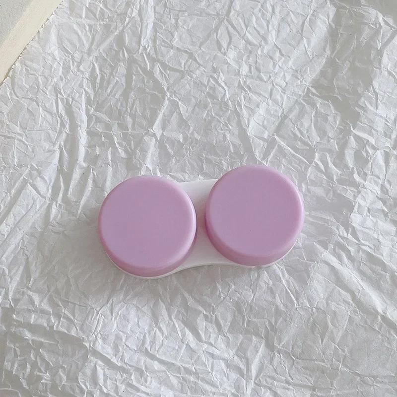 Mini Portable Contact Lens Case Eyes Contacts Care Container Box Contact Lenses Storage Box Color Contact Lens Box 1pcs