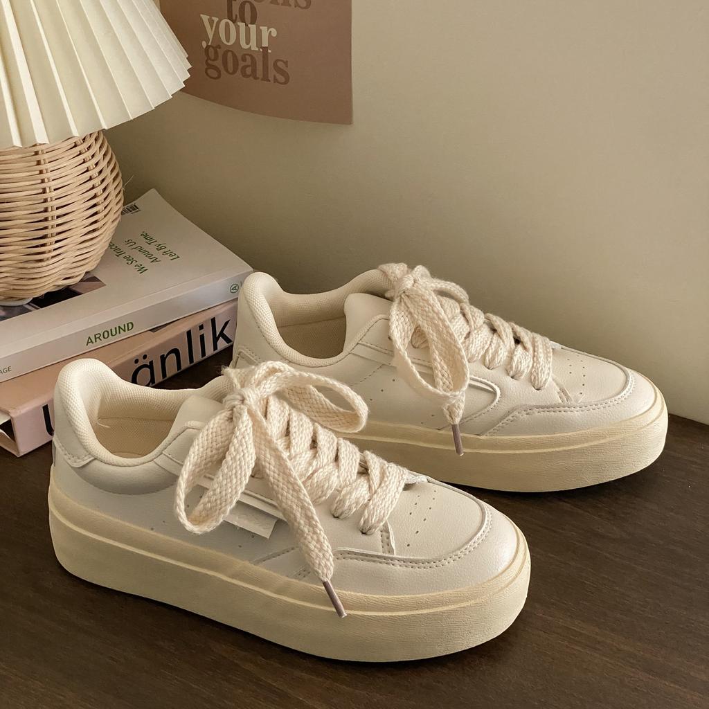 Leather Womens Sneakers Shoes for Women Platform  Casual Female Vulcanized Shoes Casual Ladies Flats Shoes Woman Sports