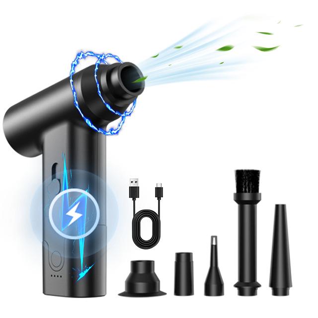 Portable Leafless Mini Fan: Handheld Wireless Outdoor Turbine for Camping Violent Fan