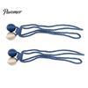 Adjustable Curtain Ties 2Pcs Tiebacks Rope, Decorative Handmade Tie Back, Simple Securing Holdbacks Ropes for Living Room Bedroom Window Sheer Drapes