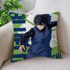 Vintage Classic B-Blue L-Lock Anime Cushion Cover Pillow Cover Decor Pillowcase Printed Cushion Case For Couch