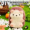 Colorful Chenille Stems Pipe Handmade Squirrel&Orangutan&Fox&Hedgehog Plush Twist Sticks DIY Material Package for Kids&Adult