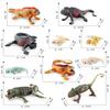 Lifelike Static Reptile Model Of Chameleon And Gecko Perfect For Home Decoration