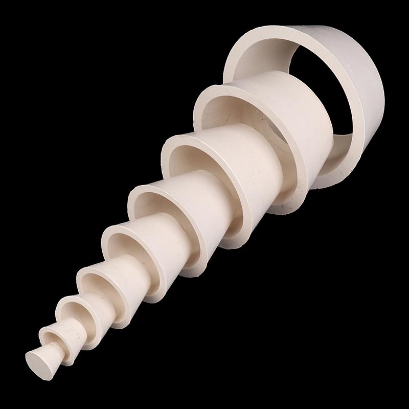 9Pcs Suction Bottle Mat Rubber Filter Cone Smooth Stopper Filtration Assemblies Adapter Tapered Silicone Stopper Funnel Rubber