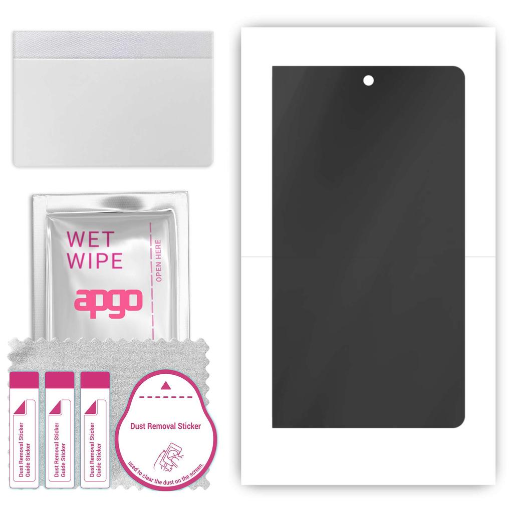 apgo Hydrogel Privacy Matte Screen Protector pro Google Pixel Fold, Anti Spy, Hydrogel Film, Flexibilní, měkký TPU s polohovací vrstvou snadná instalace