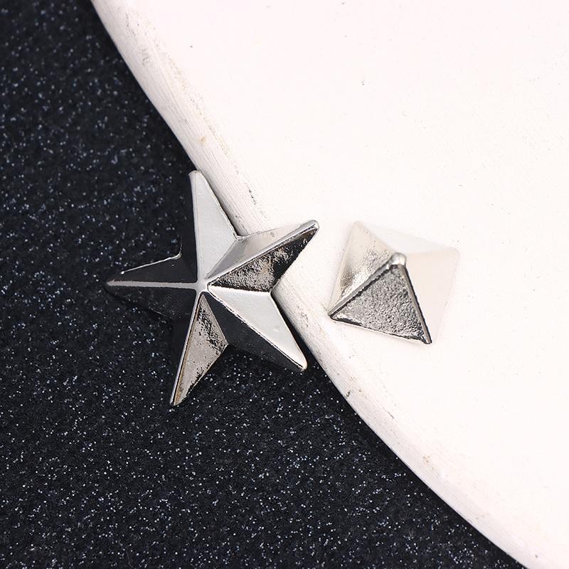 New 10PCS Snowboard Stomp Pad Non-Slip Pentagram Studs Grip Traction Pads For Snowboard Edgy Style Traction Pads, Ski Binding