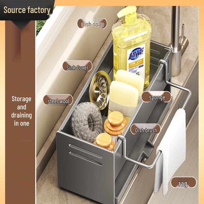 Kitchen Cleaning Supplies Hanging Caddy