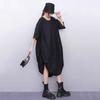 XITAO Asymmetrical O-neck Pullover Dress ZMY1391