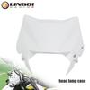 LINGQI RACING Tampa Original do Farol Dianteiro de Motocicleta Plástico Grande Abajur para Acessórios Ultra Bee