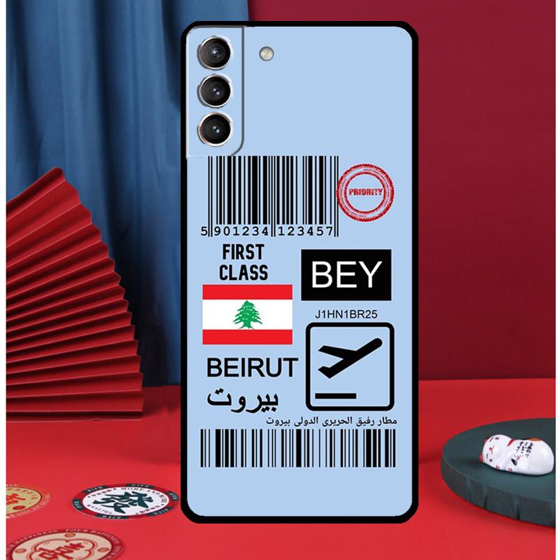 Lebanon Flag Case For Samsung Galaxy S22 S23 Ultra S21 S20 FE S9 S10 S22 S23 Plus Note 10 Note 20 Ultra Cover