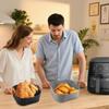 Silicone Liner Square Air Frying Machine Liner Reusable Air Frying Machine Liner Silicone Oven Baking Tray for NA230