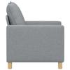 Sofa Light Grey 76 X 81 X 87.5 Cm Fabric
