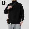 CHOCOOLATEit Men's Winter Loose Turtleneck Sweater