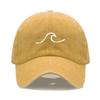 Men'S Baseball Cap Women'S Washed Cotton Waves Embroidery Embroidery Dad Hat Sport Golf Caps For Man Sun Hats Dropshipping