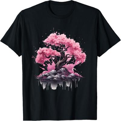 T-shirt pro milovníky třešňového květu Sakura Japonsko
