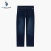 Men's Fleece-Lined Loose Straight Fit Jeans