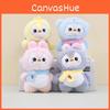 Adorable Cartoon Penguin Plush Keychain Cute Rabbit Bear Animal Toy Ornament