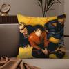Inhaler Pillow Case Silky Elegant Comfort Sofa Bed Invisible Zipper