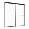 Bathtub Shower Door 50-60 in. W x 60 in. H Semi-Frameless Bypass Tub Door